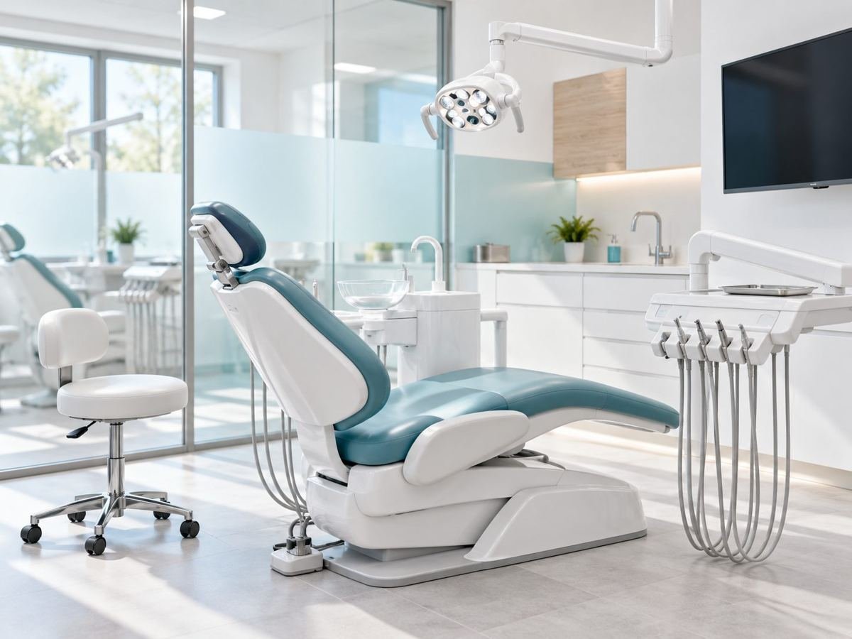 Atendimento com conforto, consultório da Aura Odontologia Integrada